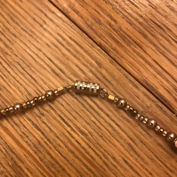 Jewelry Beaded Necklace With Gold Pendant Nwot Poshmark